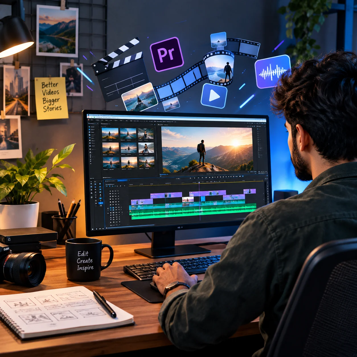 video editing client